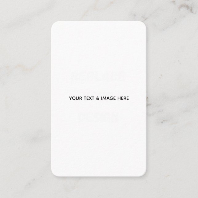 Erstellen Sie Ihre eigene Hochzeits-Flat-Notizkart Visitenkarte (Vorderseite)