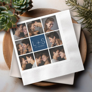 Erstellen Sie Ihre eigene Hochzeitsfotocollage-Mon Serviette