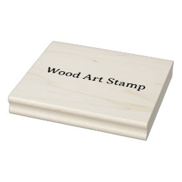 Erstellen Sie Ihre eigene Holz-Kunst 4,0" x 5,0" Gummistempel