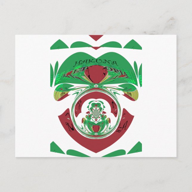 Erstellen Sie Ihre eigene I-Liebe Schöne Äthiopien Postkarte (Vorderseite)