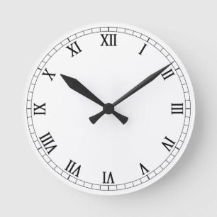 Erstellen Sie Ihre eigene, individuell angepasste Runde Wanduhr