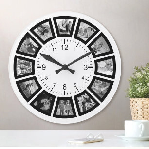 Erstellen Sie Ihre eigene, individuell angepasste  Runde Wanduhr