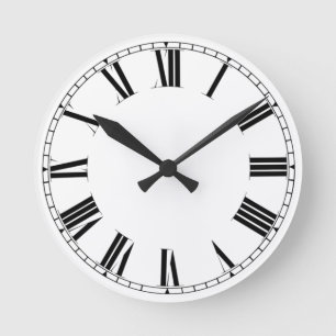 Erstellen Sie Ihre eigene, individuell angepasste Runde Wanduhr