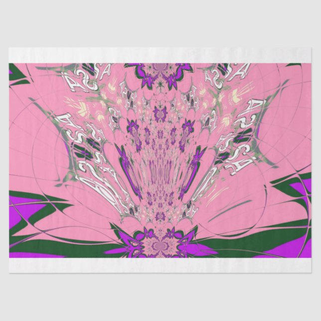 Erstellen Sie Ihre eigene individuelle Beauty Pink Seidenpapier (Vorderseite)