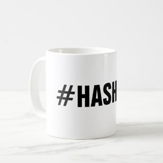 Erstellen Sie Ihre eigene individuelle Hashtag-Kaf Kaffeetasse