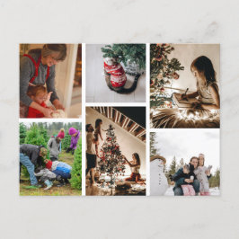 Erstellen Sie Ihre eigene individuelle Weihnachtsk Feiertagspostkarte