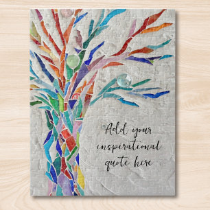 Erstellen Sie Ihre eigene Inspirationsbotschaft Puzzle