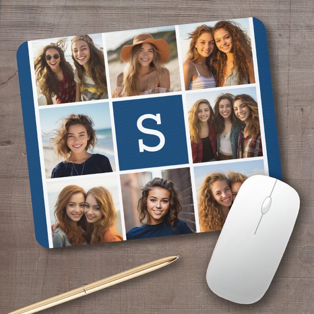 Erstellen Sie Ihre eigene Instagramm-Collage benut Mousepad (Personalized mousepad - add your monogram or name)