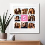 Erstellen Sie Ihre eigene Instagramm-Collage benut Poster<br><div class="desc">Fügen Sie 8 Fotos und benutzerdefinierten Text zu einem einzigartigen Sake für Ihre Wand. Die Kunst enthält 8 Bilder,  die ein Textfeld umgeben,  in dem Sie ein Monogramm oder einen anderen Text hinzufügen können.</div>
