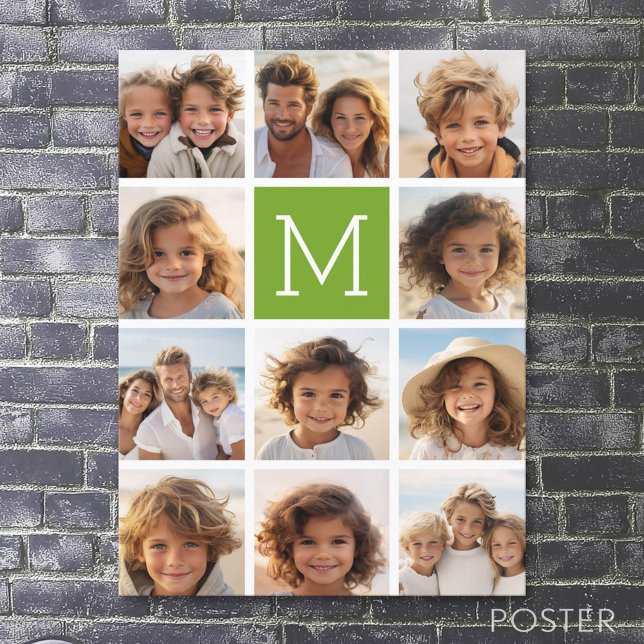 Erstellen Sie Ihre eigene Instagramm-FotoCollage L Poster (Custom Photo Collage Poster)
