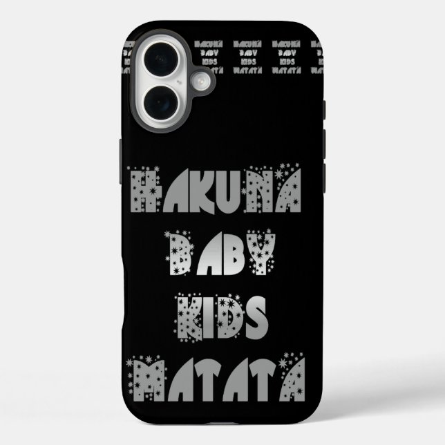 Erstellen Sie Ihre eigene Jet Black Baby Kinder Ha Case-Mate iPhone Hülle (Rückseite)