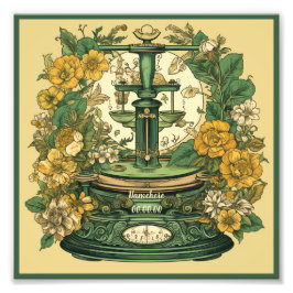 Erstellen Sie Ihre eigene Jugendstil-Libra Zodiac Fotodruck