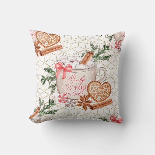 Erstellen Sie Ihre eigene Kalt-Outdoor-Kakao-Creme Kissen (Vorderseite)