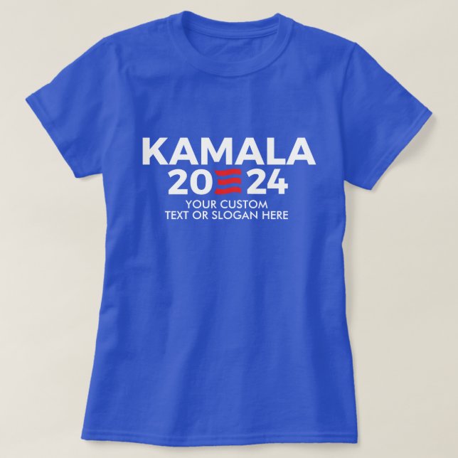 Erstellen Sie Ihre eigene Kamala Harris 2024 T-Shirt (Design vorne)
