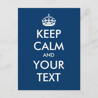 Erstellen Sie Ihre eigene "Keep Calm and Carry On" Postkarte