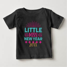 Erstellen Sie Ihre eigene kleine Miss Neujahr Baby T-shirt