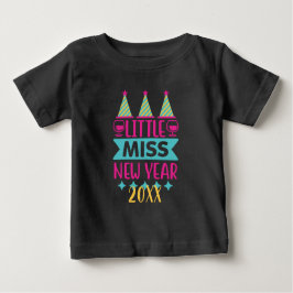 Erstellen Sie Ihre eigene kleine Miss Neujahr Baby T-shirt