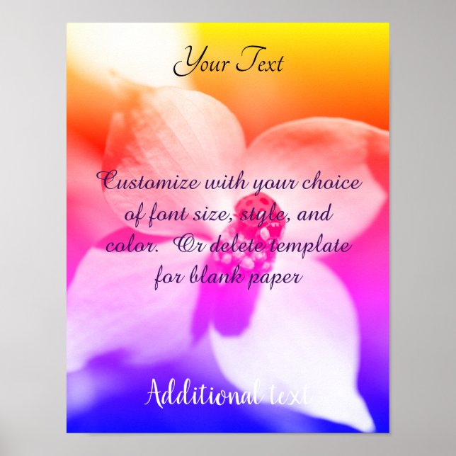 Erstellen Sie Ihre eigene Ladybug auf Dogwood-Rege Poster (Vorne)