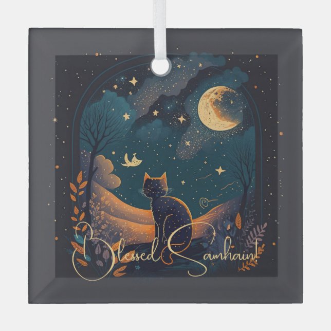 Erstellen Sie Ihre eigene Landschaftliche mystisch Ornament Aus Glas (Vorderseite)