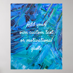 Erstellen Sie Ihre eigene Leinwand für ein individ Poster