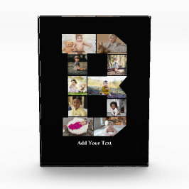 Erstellen Sie Ihre eigene Letter-B-FotoCollage Fotoblock
