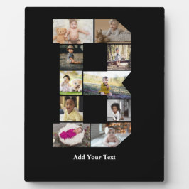 Erstellen Sie Ihre eigene Letter-B-FotoCollage Fotoplatte