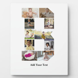 Erstellen Sie Ihre eigene Letter-B-FotoCollage Fotoplatte