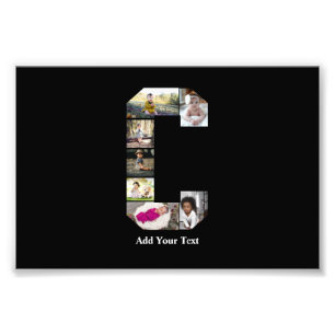 Erstellen Sie Ihre eigene Letter-C-FotoCollage Fotodruck