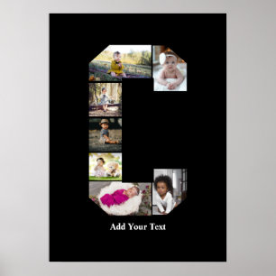 Erstellen Sie Ihre eigene Letter-C-FotoCollage Poster