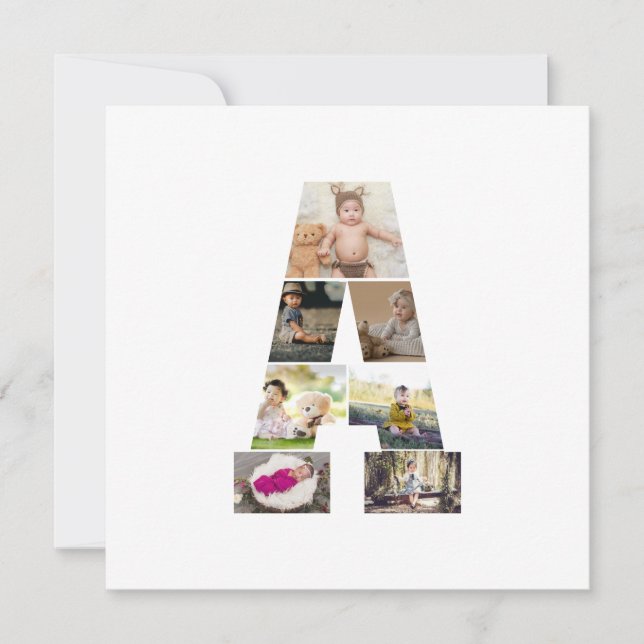 Erstellen Sie Ihre eigene Letter-Collage Ankündigung (Vorderseite)