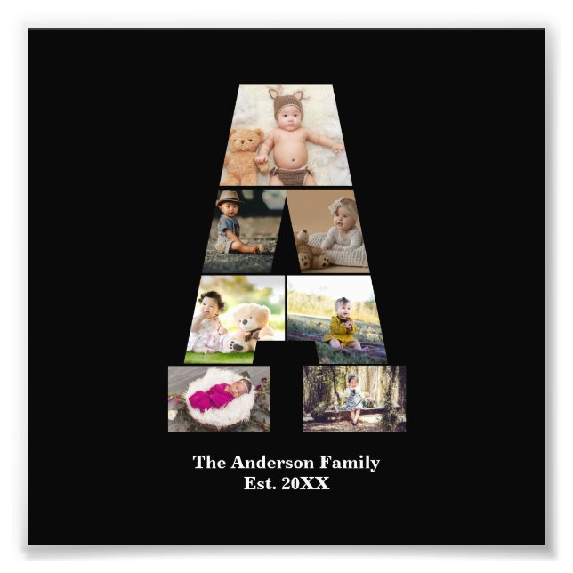 Erstellen Sie Ihre eigene Letter-Collage Fotodruck (Vorne)
