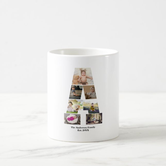 Erstellen Sie Ihre eigene Letter-Collage Kaffeetasse (Mittel)