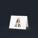 Erstellen Sie Ihre eigene Letter-Collage Karte<br><div class="desc">Diese Monogramm-Foto-Collage ist ein personalisiertes Design,  das ein fett formatiertes Monogramm (Initialen oder Buchstaben) mit einer Sammlung von Fotos kombiniert,  die in oder um es herum künstlerisch angeordnet sind. Es ist eine stilvolle Art,  Erinnerungen zu präsentieren und gleichzeitig eine einzigartige,  elegante Touch zu Dekoration oder Geschenken hinzuzufügen.</div>