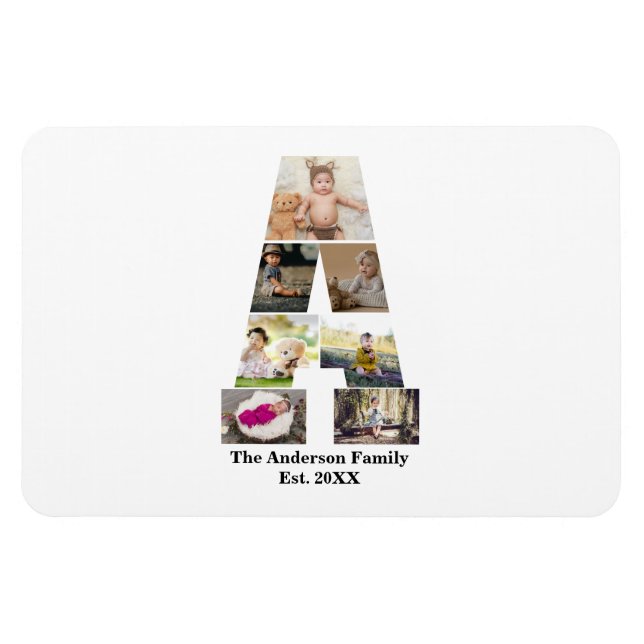 Erstellen Sie Ihre eigene Letter-Collage Magnet (Horizontal)