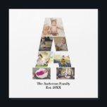 Erstellen Sie Ihre eigene Letter-Collage Magnetkarte<br><div class="desc">Diese Monogramm-Foto-Collage ist ein personalisiertes Design,  das ein fett formatiertes Monogramm (Initialen oder Buchstaben) mit einer Sammlung von Fotos kombiniert,  die in oder um es herum künstlerisch angeordnet sind. Es ist eine stilvolle Art,  Erinnerungen zu präsentieren und gleichzeitig eine einzigartige,  elegante Touch zu Dekoration oder Geschenken hinzuzufügen.</div>