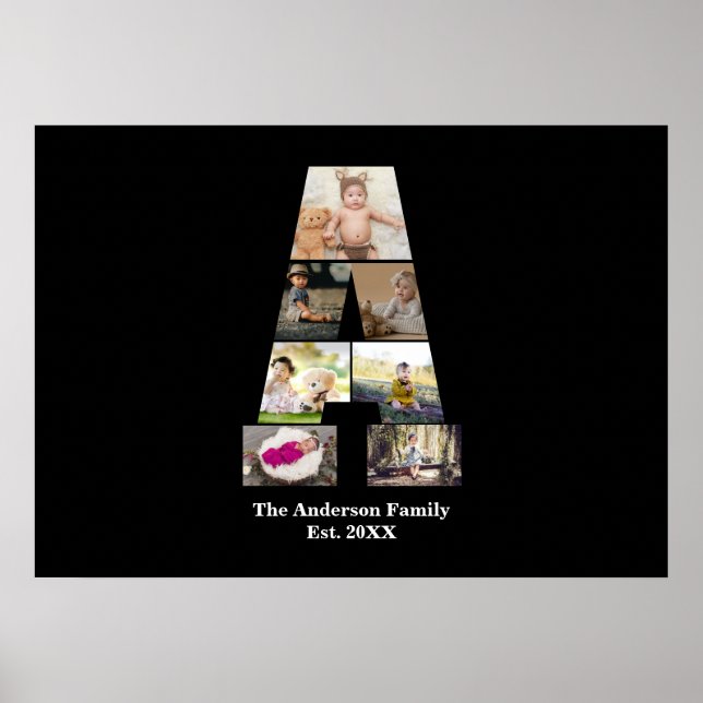 Erstellen Sie Ihre eigene Letter-Collage Poster (Vorne)