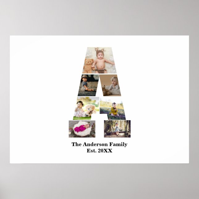 Erstellen Sie Ihre eigene Letter-Collage Poster (Vorne)