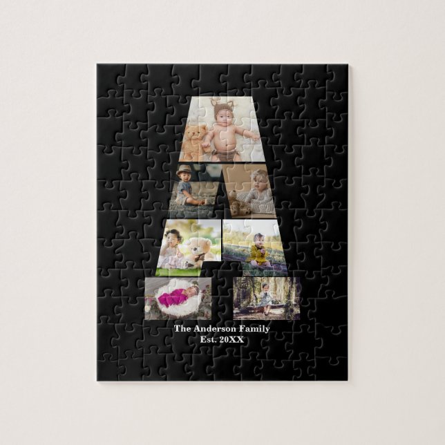 Erstellen Sie Ihre eigene Letter-Collage Puzzle (Vertikal)