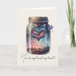 Erstellen Sie Ihre eigene Lila Liebe Feiertagskarte