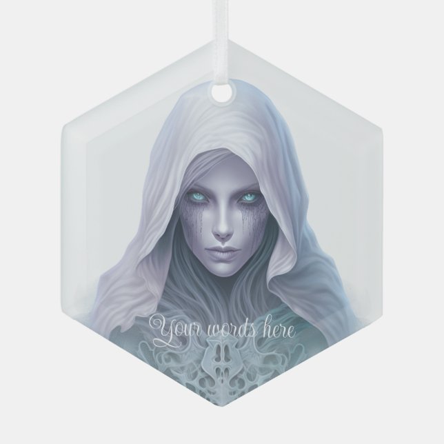 Erstellen Sie Ihre eigene Lila Seeraube Ornament Aus Glas (Vorderseite)