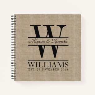 Erstellen Sie Ihre eigene Logo-Monogramm für das B Notizbuch