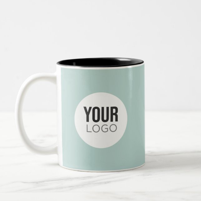 Erstellen Sie Ihre eigene Logo-Tasse Zweifarbige Tasse (Links)