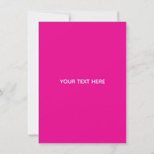 Erstellen Sie Ihre eigene Magenta-Einladungskarte Feiertagskarte