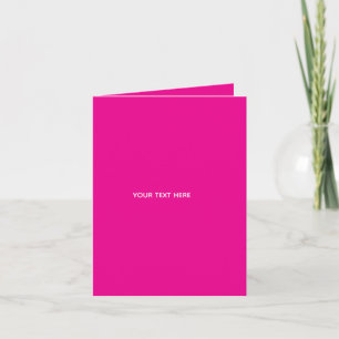 Erstellen Sie Ihre eigene Magenta-Einladungspostka Ankündigung