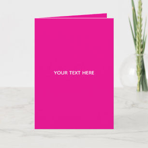 Erstellen Sie Ihre eigene Magenta-Einladungspostka Einladung