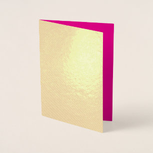 Erstellen Sie Ihre eigene Magenta-Einladungspostka Folienkarte