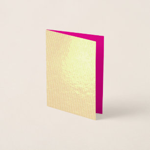 Erstellen Sie Ihre eigene Magenta-Einladungspostka Folienkarte