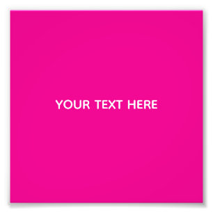 Erstellen Sie Ihre eigene Magenta-Einladungspostka Fotodruck