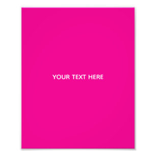 Erstellen Sie Ihre eigene Magenta-Einladungspostka Fotodruck