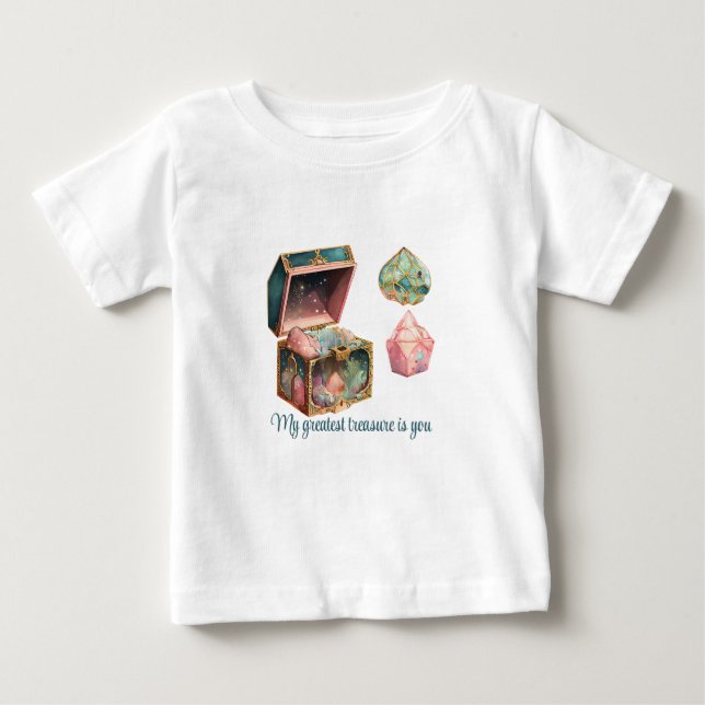 Erstellen Sie Ihre eigene Magic Box & Kristalle Baby T-shirt (Vorderseite)
